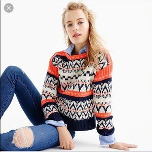 J. Crew Fair Isle Sweater